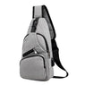 New Multinational Travel Sling Shoulder USB Charge Chest Bag For Men Fashion Multi Pockets Versatile Shoulder Bag