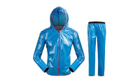 Men Women Brand Windproof Reflective Logo Sports Rain Coat - sparklingselections