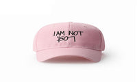 Unisex Pink Letter Hip Hop Snapbacks Baseball Cap - sparklingselections