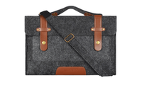 Genuine Leather Laptop Shoulder Bag - sparklingselections