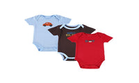 Baby Bodysuits 3Pcs 100%Cotton Infant Body Short Sleeve Printed Clothing - sparklingselections