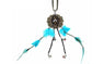 Feminine Ethnic Tassel Feather Rope Chain Necklace Cute Pendant