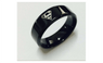 Fashion Signet Black Titanium Stainless Steel Band Ring (8,9,10)