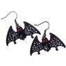 New Stylish Bat Dangle Halloween Earrings