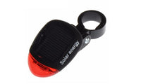 Solar Powered LED Rear Flashing Tail Light for Bicycle - sparklingselections