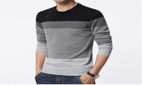 Casual O-Neck Striped Slim Fit Mens Sweaters - sparklingselections