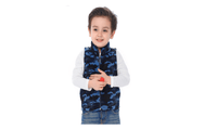 Camouflage Fleece Waistcoat For Kids - sparklingselections