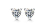 Women's  Heart Cubic Zirconia Stud Earrings