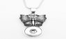 Trendy Butterfly Shape Snap Button Pendant Necklace for Wedding, Engagement & Daily Use