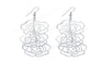 Lovely Double Heart Shape Dangle Long Earrings For Women