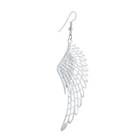 Stylish Big Wing Dangle Silver Long Women Earrings - sparklingselections