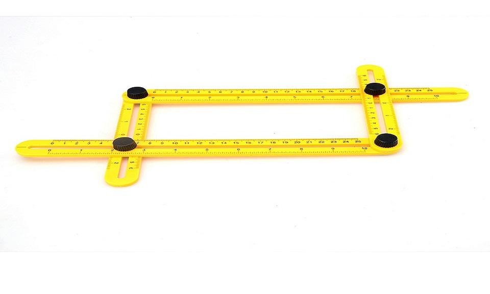 Measuring Instrument Angle-ruler Template Tool Four-sided Ruler Mechan ...