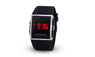 Male Red Led Rubber Strap Casual Watch