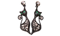 Cat Dangle Earrings Jewelry Halloween Gifts for Women - sparklingselections