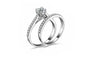 Beautiful Crystal Silver Color Charm Rings For Women