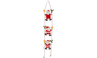 3 Santa Claus Climbing On Christmas Tree Ornaments For Home Decoration - sparklingselections