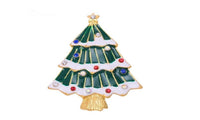 Rhinestone Crystal Christmas Tree Brooches For Women - sparklingselections