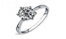 Awesome Silver Plated Clear Cubic Zirconia Wedding Ring for Women (6)