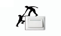 Helping Hands Removable Light Switch Sticker - sparklingselections