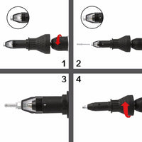 Electric Rivet Nut Gun Riveting Tool Cordless Riveting Drill - sparklingselections