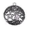 Unisex Pentagram Tree of Life Pendant Jewelry