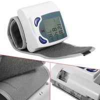 Digital LCD Wrist Cuff Arm Heart Beat Rate Blood Pressure Monitors - sparklingselections