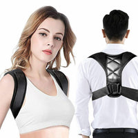 Back Shoulder Brace Support Adjustable Belt Posture Corrector Brace - sparklingselections