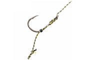 Easy Catch 18pcs Carp Fishing Hair Rigs Braided Thread Hooks Swivel - sparklingselections