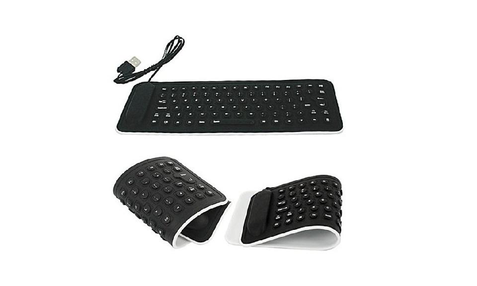 Mini Flexible Foldable Silicone Pc Keyboard – sparklingselections