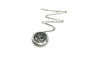 Antique Silver  Cross Oil Diffuser Locket Necklace