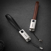 Key Chain Leather USB Cable For iPhone - sparklingselections