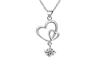 Fancy Without Chain Charming Jewelry Heart-shaped Pendant Color Silver - sparklingselections