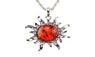 Unisex Honey Sun Lucky Flossy Pendant Necklace