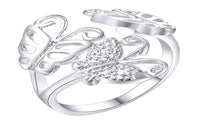 Women Silver Wedding  rings - sparklingselections
