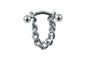 Stainless Steel Korean Jewelry Chain Earring Stud Unisex