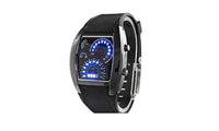 Men's Stainless Steel Sport Analog Quartz LED Wrist Watch - sparklingselections