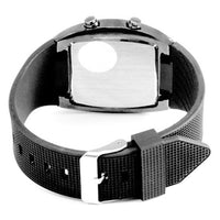 Men's Stainless Steel Sport Analog Quartz LED Wrist Watch - sparklingselections