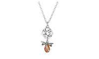 New Stylish Dragonfly Crystal Hollow-out Knot Pendant Necklace - sparklingselections