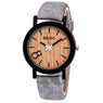 New Wooden Modeling Casual Quartz Wrist Watch