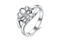Women's Bague Silver Plated Ring