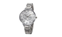 Crystal Stainless Steel Analog Quartz Wrist Watch - sparklingselections