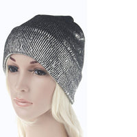 High Quality Winter Warm Knitted Grey Hats For Female  - sparklingselections