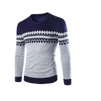 New Models Round Neck Long-Sleeved Men's Sweater, - sparklingselections