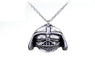 Vintage Exaggerated Alien Mask Helmet Pendant Necklace