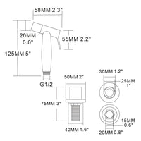 Stainless Steel Kitchen Spray And Faucet Sprayer for Sink Washing - sparklingselections