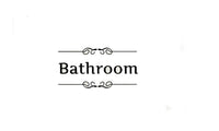 Bathroom Decor Toilet Door Vinyl Decal - sparklingselections