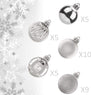 Christmas Ball Ornaments Christmas Wedding Small Tree Balls For Decorations