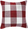 Red White Christmas Buffalo Checkers Plaids Pillow Cover Cushion Decoration