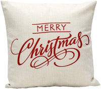 Wonder Sofa Pillow Case, Merry Christmas Decorative Pillow Cover - sparklingselections
