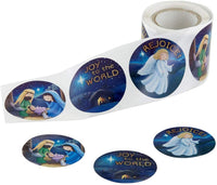 Catholic Brands The Holy Family Assorted Scenes Stickers For Christmas - sparklingselections